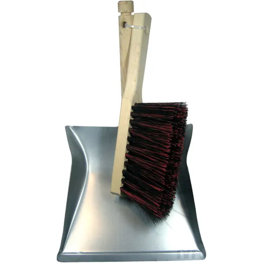 Dustpan & Brush Set Galvanized