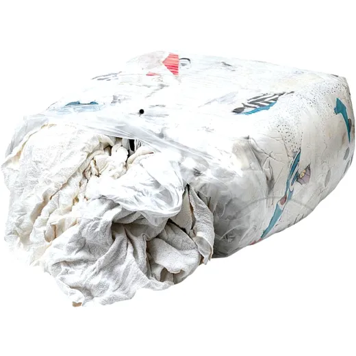 WORKSHOP RAGS/CLOTHS 10KG WHITE