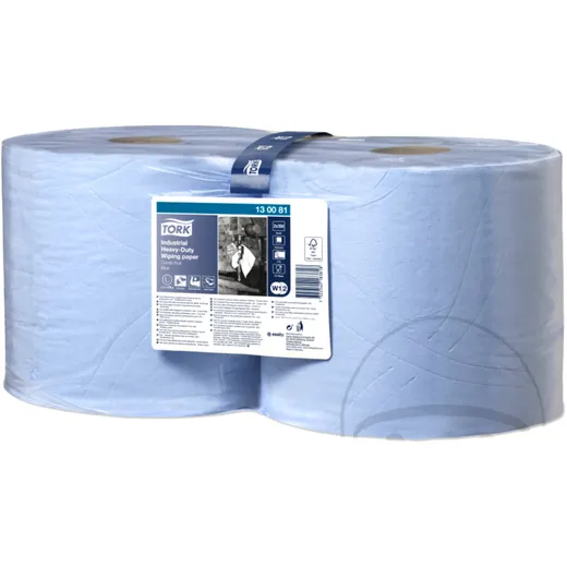 Tork Advanced Heavy-Duty Blue Wipes for Workshop