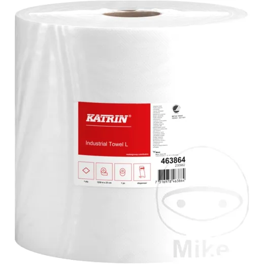 Large Cleaning Paper Roll 1230M 23CM White
