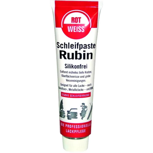 Schleifpaste Rubin für Motorradoberflächen