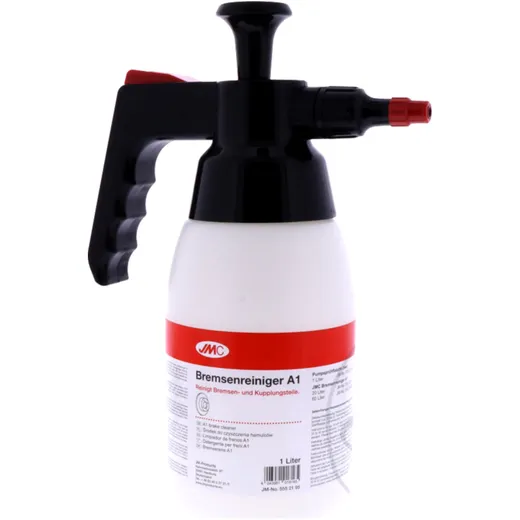 JMC Pumpsprayflasche für Bremsenreiniger mit Viton-Dichtung 1L schwarz/rot