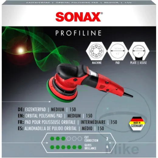 SONAX Exzenterpad mittel 150 mm für Poliermaschinen