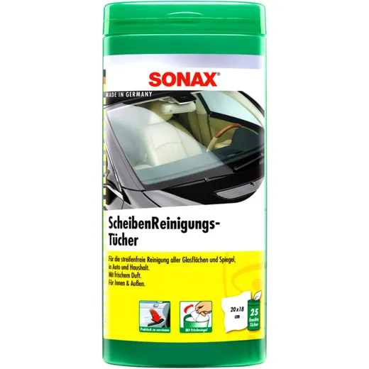 Scheiben-Reinigungstücher Box für Autos und Haushalte 25 Stück