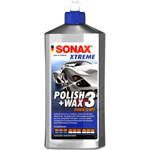 SONAX XTREME Polish+Wax 3 Hybrid NPT for faded and weathered paint