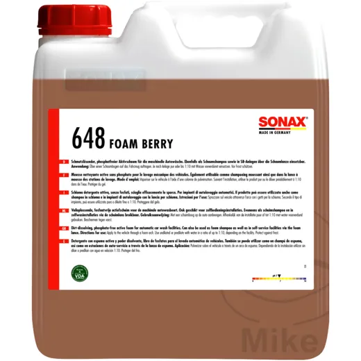 Reinigungsschaum für Automobile - Sonax Berry 10L