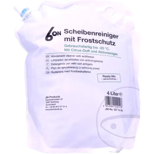 Screen Wash for Vehicles 4L with Anti-Freeze