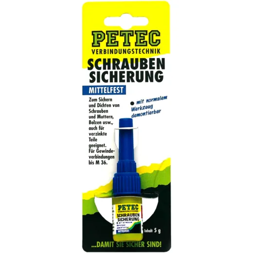 PETEC medium strength thread lock 5g