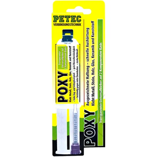 PETEC 2K Epoxy Adhesive Poxy for Various Materials