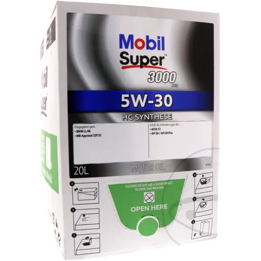 Mobil Super™ 3000 XE1 5W30 Motoröl 20L für Pkw_0
