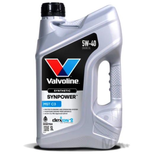 Valvoline™ SynPower™ MST C3 5W-40 Motor Oil for High-Performance Engines