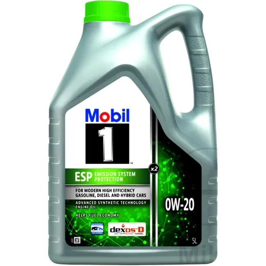 Mobil 1™ ESP x2 0W-20 Engine Oil for modern high-performance engines 5L
