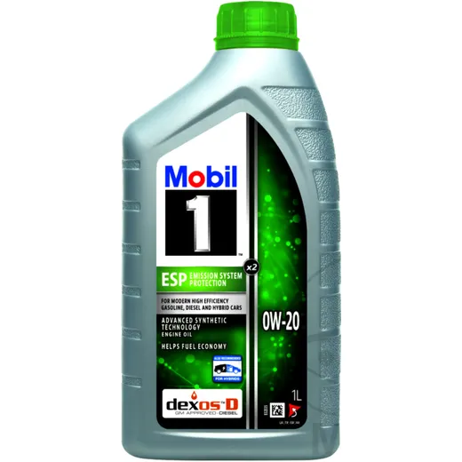 Mobil 1™ ESP x2 0W-20 Engine Oil for European Vehicles