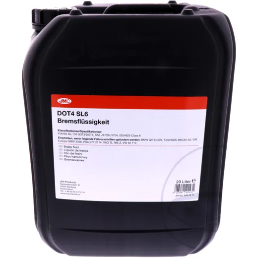 Brake fluid dot4 sl6 20l jmc
