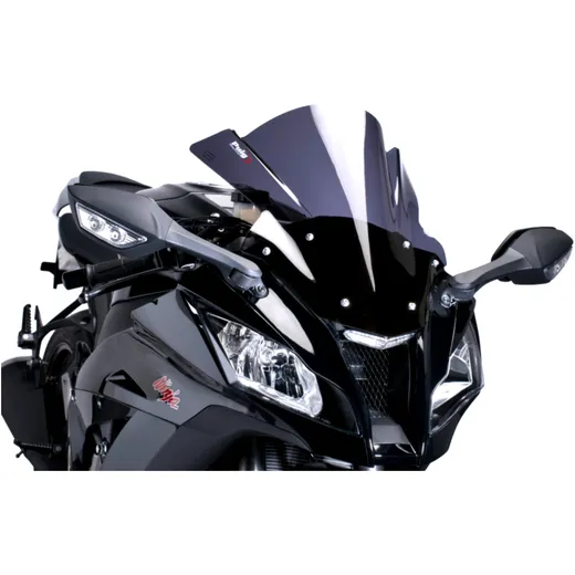 Racing screen PUIG - dark for: Kawasaki ZX - 10R