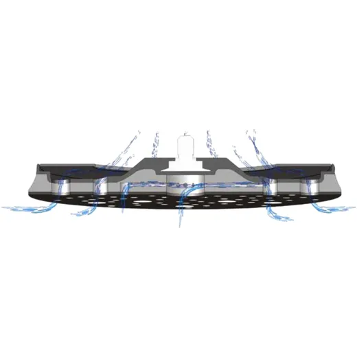 Stützteller Klett 150 mm 3M SPIRAL Multihole M8 Soft für Motorr