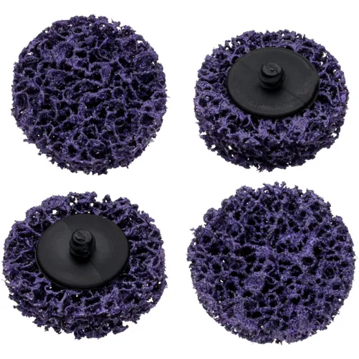 4 Piece Cleaning Discs Set 50 mm Purple for 6560425