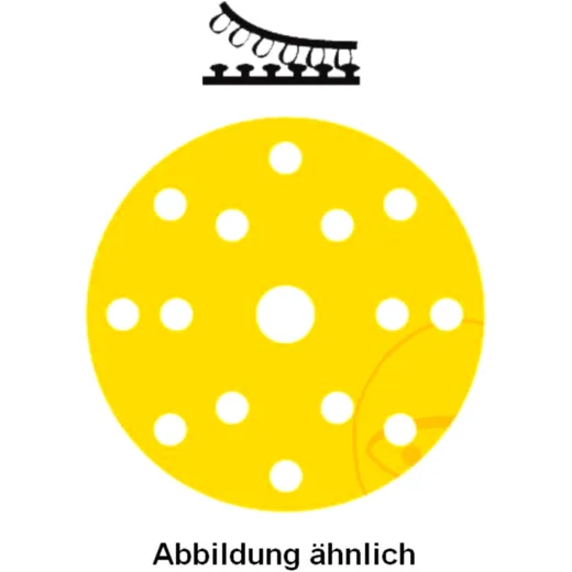 Sanding Disc K320 Norton 150 mm gold Reserve A296
