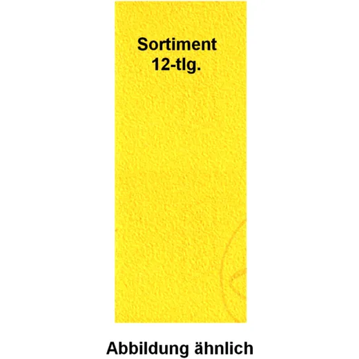 Schleifpapier Sortiment 115x280 für Schleifen von Füller und Lack