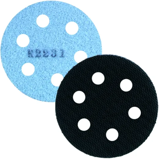 Soft Hookit Interface Pad 76 mm for Motorcycles