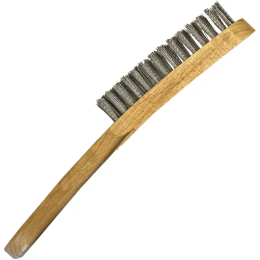 Handbürste EDELST 3-REIH GEWELLT für Alu Flexovit_0
