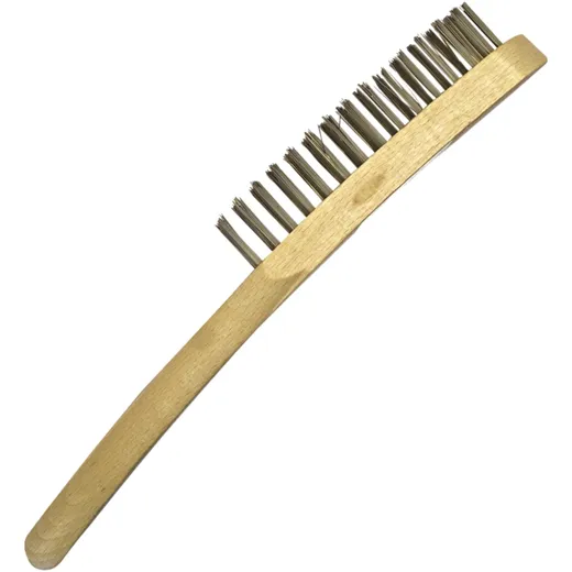 Osborn 3-Row Hand Wire Brush for Motorcycles_0