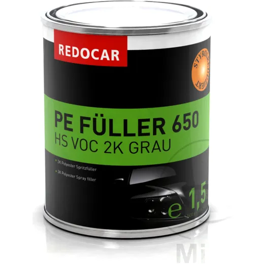2K Spritzspachtel 1.5 kg Redocar HS 650 mit Härter