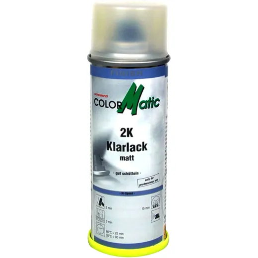 Klarlack 2K High Speed 200 ml matt mit Härter Colormatic