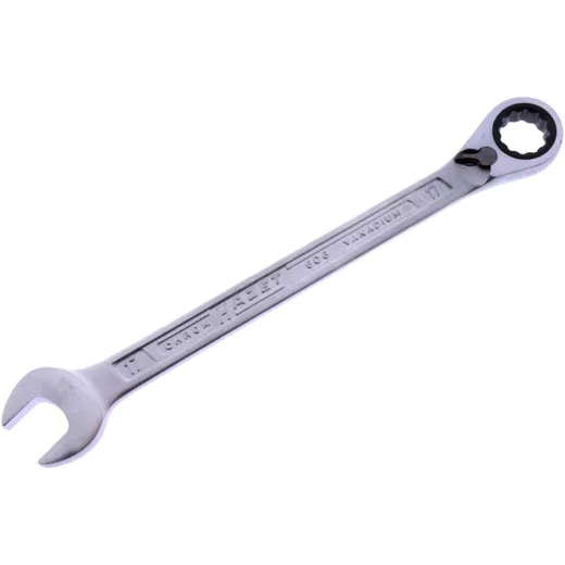 15 mm Ratchet Ring Wrench with Reverse Lever