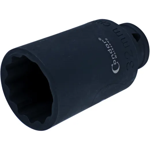 Impact Socket 12KT 1/2 32MM for various applications