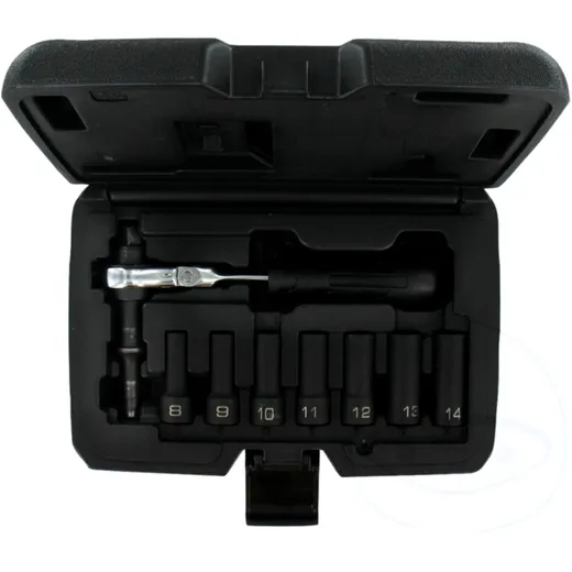 3/8” Impact Socket Set with Universal Joint for Motorcycles_0