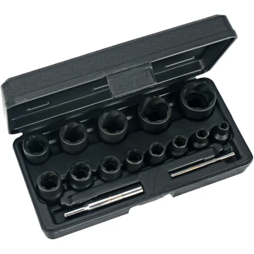SOCKET KIT SPECIAL 15T 1/4+1/2 6-27 mm