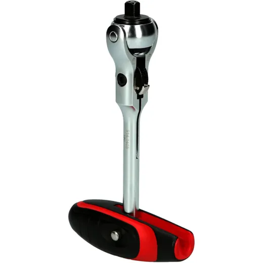 REVERSIBLE RATCHET 1/4 MINI T-HANDLE WITH SWIVEL HEAD_1