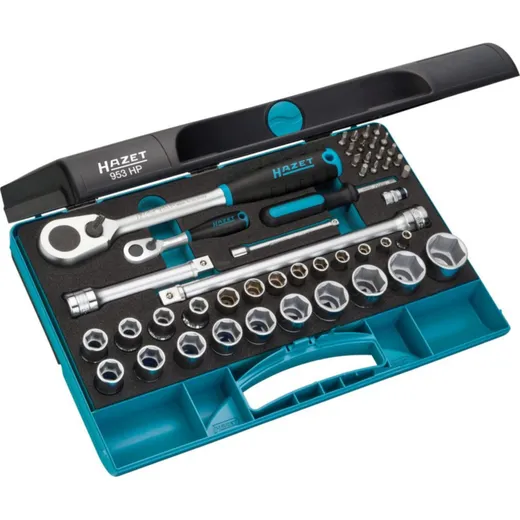 Socket wrench kit 1/4-1/2