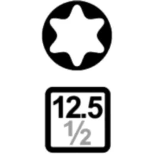 1/2 Inch Torx T27 Bit for Impact Wrenches_0