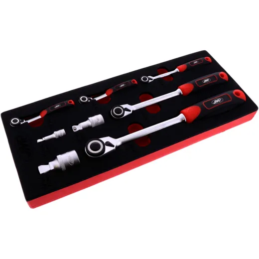JMP Micro 8-Piece Ratchet Set Stainless Steel Insert