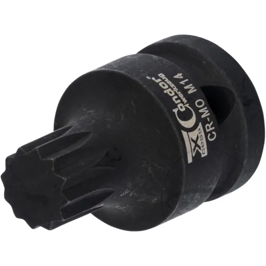 Impact Socket 1/2" M14x40 mm for XZN Fasteners