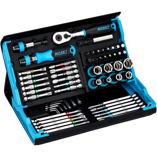SOCKET WRENCH KIT 1/4Z 59TLG Hazet Smart CASE
