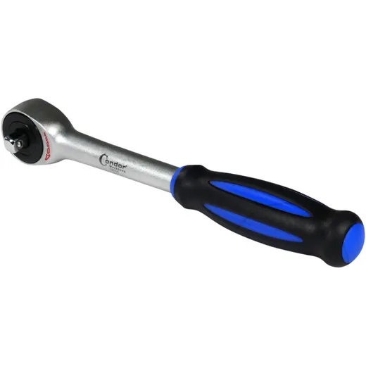 Ratchet handle 1/4" - Fine-toothed for tight spaces