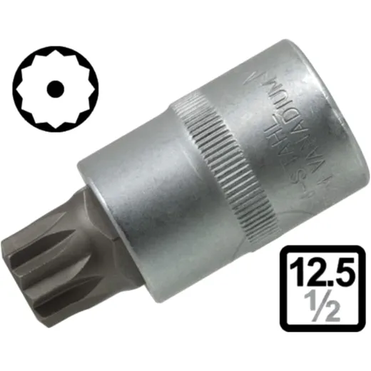 1/2 Inch Socket M16X55 mm XZN for Audi