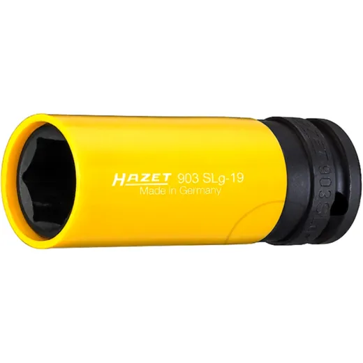 Impact Socket 1/2" 19MM Hazet with Protective Sleeve