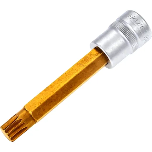 Hazet Spline Insert 3/8 M10 Length 89MM for Internal Spline Screws