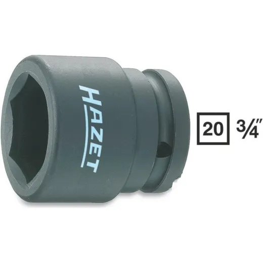 Impact socket 6kt 3/4 30