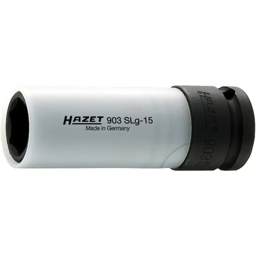 Impact Socket 1/2" 15mm Hazet, Coated, Length 85 mm