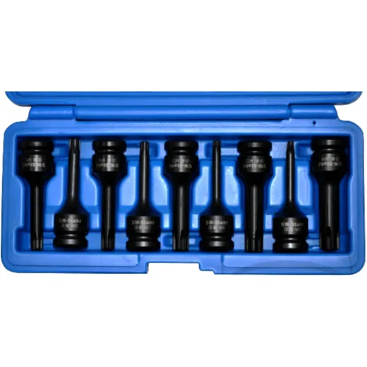 Impact Socket Set RIBE 1/2" 75 mm M5-M14