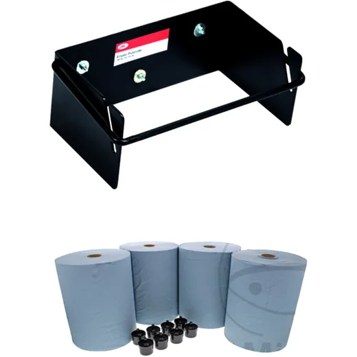 Paper Holder & Cleaning Paper Set with Adapters
