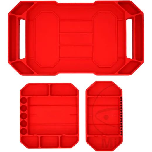 3-Piece Silicone Tool Tray Set for Workshop_0