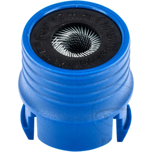 Ersatzbürste 12 mm mit Schnellwechsel-Adapter für Motorräder