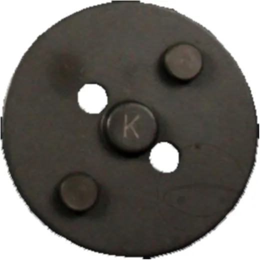 ADAPTER PLATE K FOR BRAKE PISTON RESET TOOL for Citroen