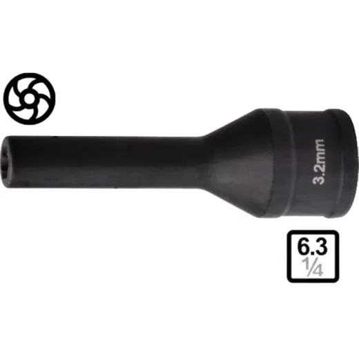 socket SPIRAL 1/4 3.20